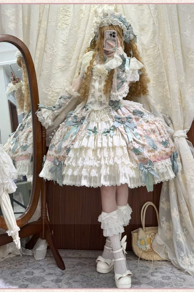 Alice Girl ~Antique Gemstone Fragrance~ Lolita Blouse and Cape