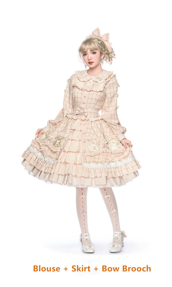 YUPBRO Lolita Heriford Classic Lolita Skirt, Blouse, Cape and Accessories