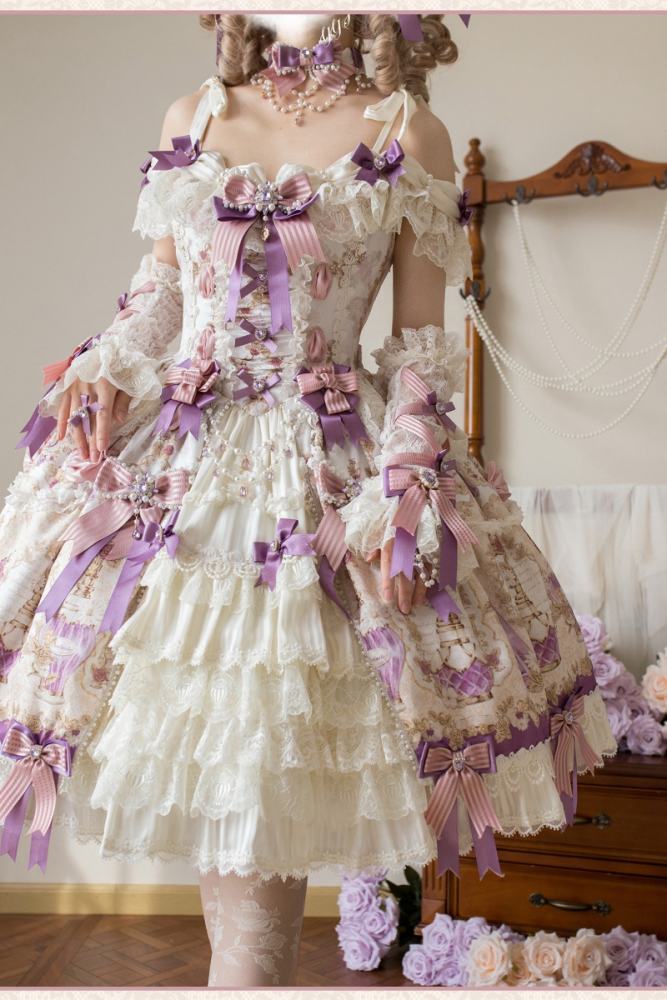 Alice Girl ~Antique Gemstone Fragrance~ Lolita JSK OP and Girdle