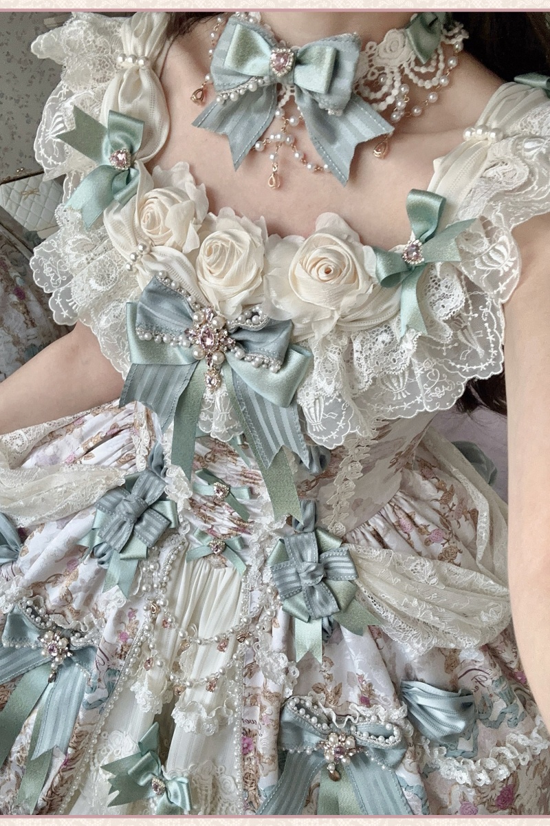 Alice Girl ~Antique Gemstone Fragrance~ Lolita JSK OP and Girdle