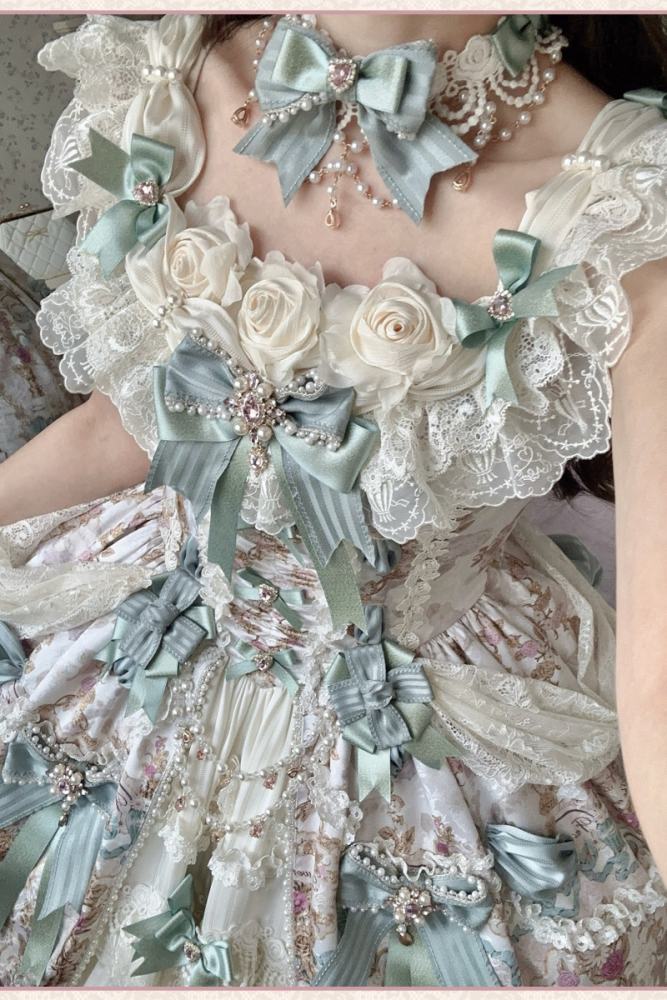 Alice Girl ~Antique Gemstone Fragrance~ Lolita JSK OP and Girdle