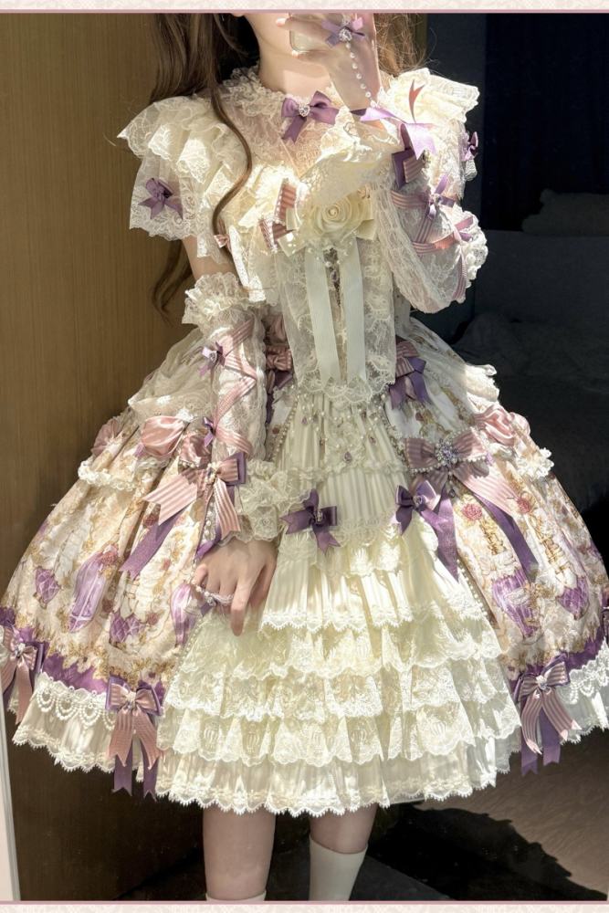 Alice Girl ~Antique Gemstone Fragrance~ Lolita Blouse and Cape