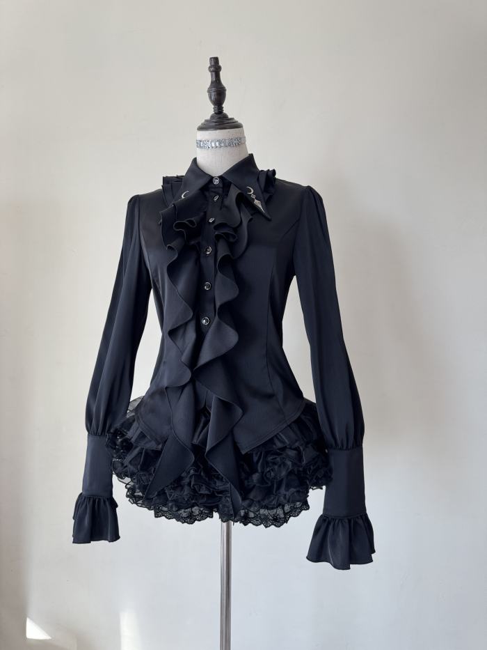 Law of Fallen Moon Military Lolita Skirt, Coat, Blouse and Accessories