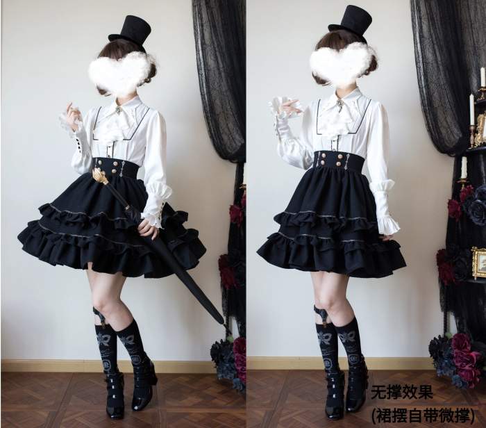 Law of Fallen Moon Military Lolita Skirt, Coat, Blouse and Accessories