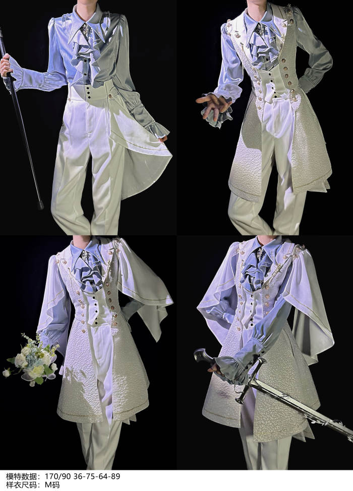 Law of Fallen Moon Military Lolita Skirt, Coat, Blouse and Accessories