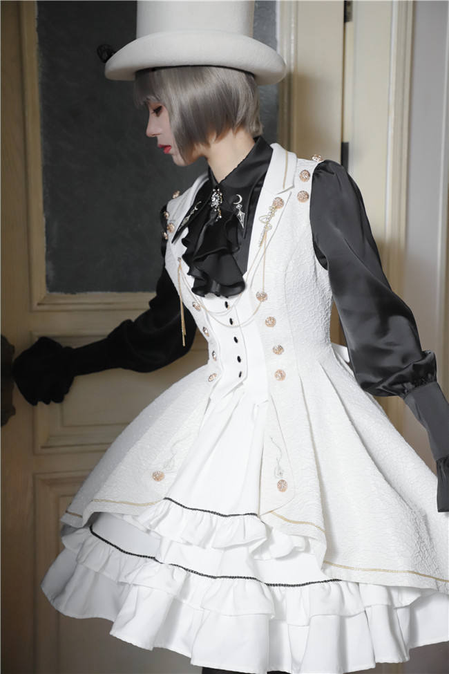 Law of Fallen Moon Military Lolita Skirt, Coat, Blouse and Accessories