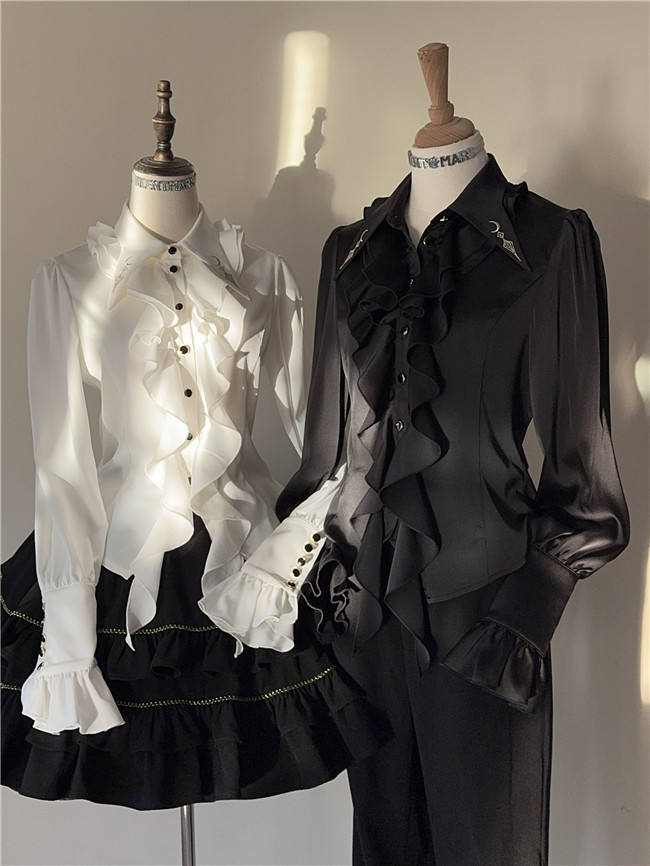 Law of Fallen Moon Military Lolita Skirt, Coat, Blouse and Accessories
