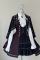 Black Wine Vest Coat(with chain brooch) Only