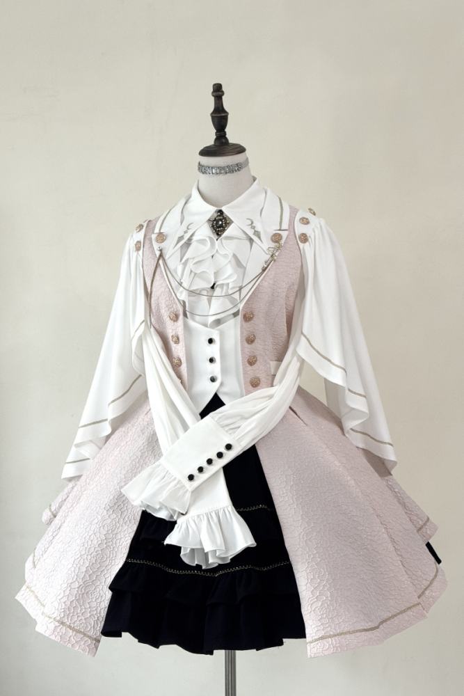 Law of Fallen Moon Military Lolita Skirt, Coat, Blouse and Accessories