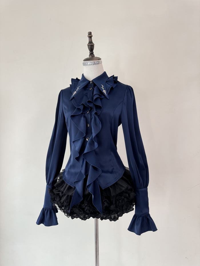 Law of Fallen Moon Military Lolita Skirt, Coat, Blouse and Accessories