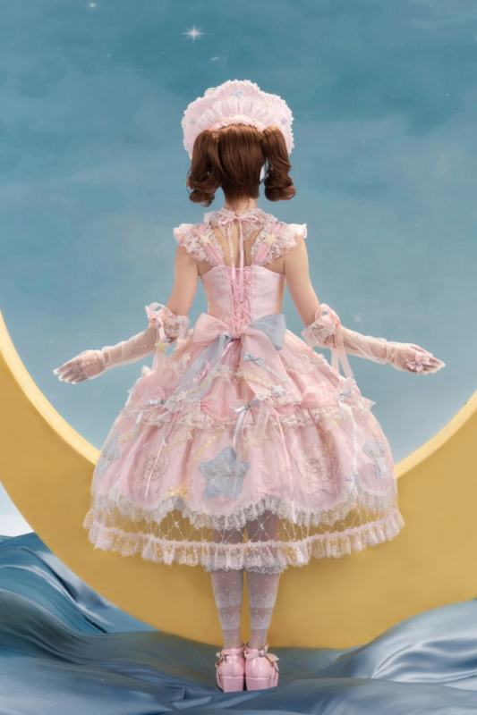 Summer Fairy Sanrio Collaborated The Twins Gorgeous Lolita JSK Top and Skirt