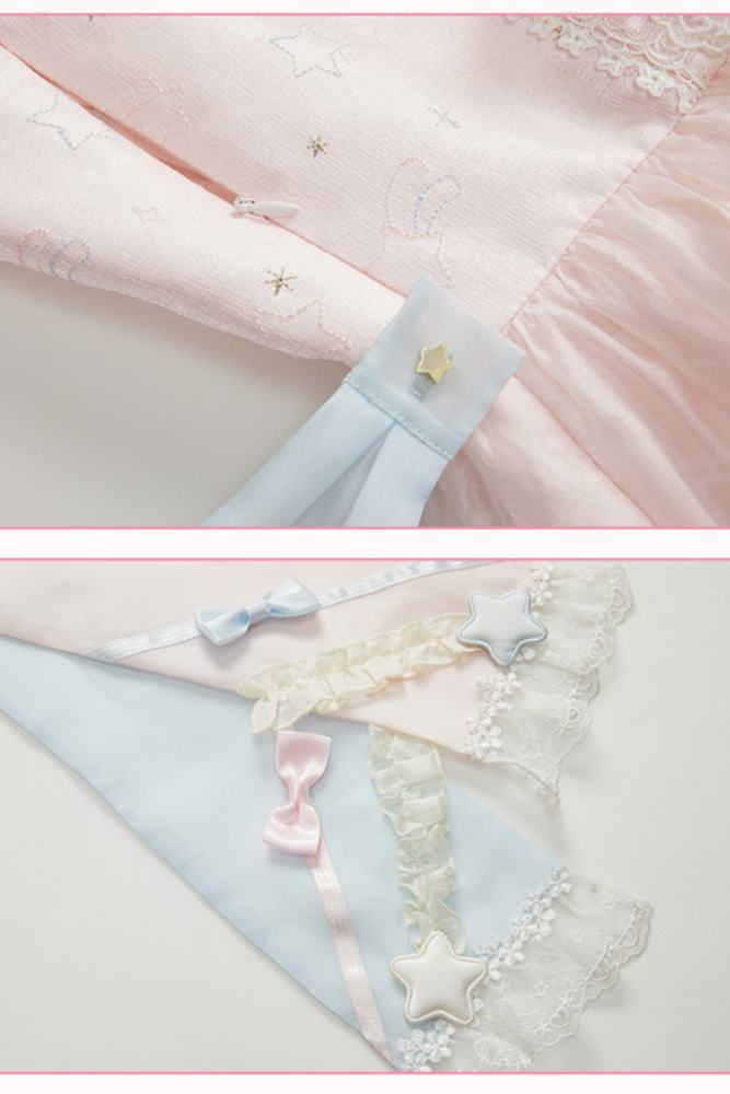 Summer Fairy Sanrio Collaborated The Twins Gorgeous Lolita JSK Top and Skirt