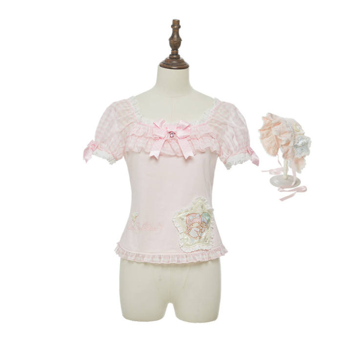 Summer Fairy Sanrio Collaborated The Twins Gorgeous Lolita JSK Top and Skirt