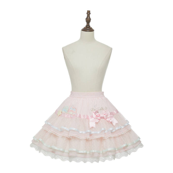 Summer Fairy Sanrio Collaborated The Twins Gorgeous Lolita JSK Top and Skirt