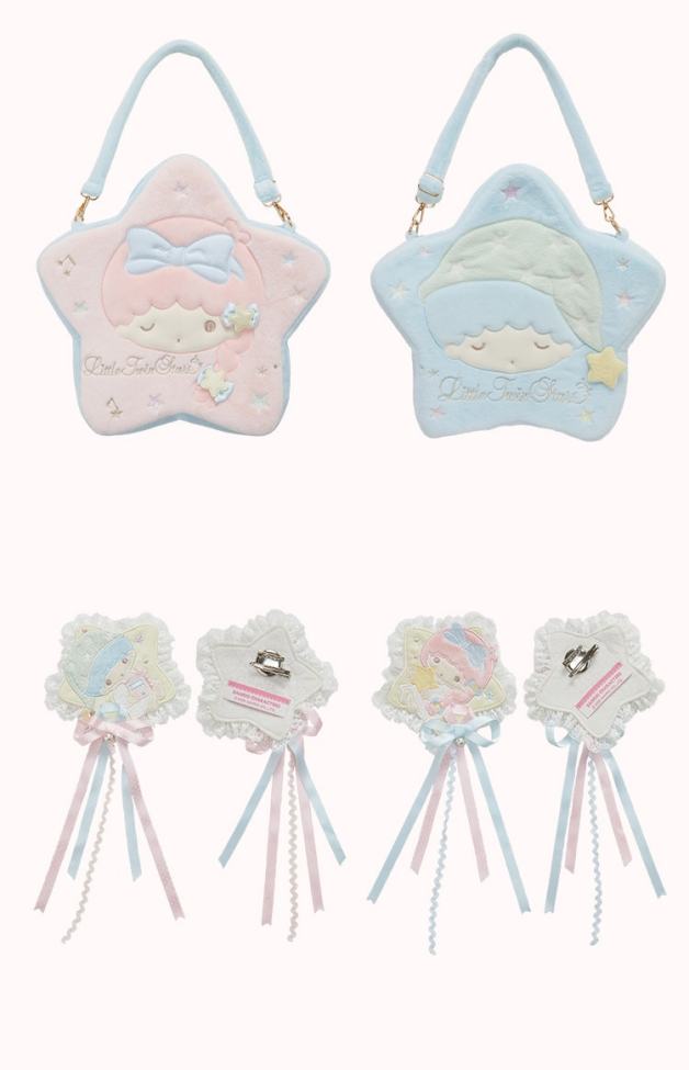 Summer Fairy Sanrio Collaborated The Twins Lolita Apron Bag and Headdress