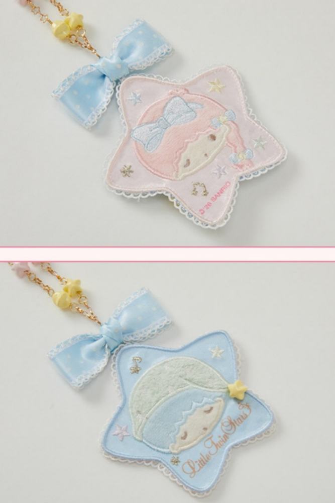 Summer Fairy Sanrio Collaborated The Twins Lolita Yellow OP and Pink Blue JSK