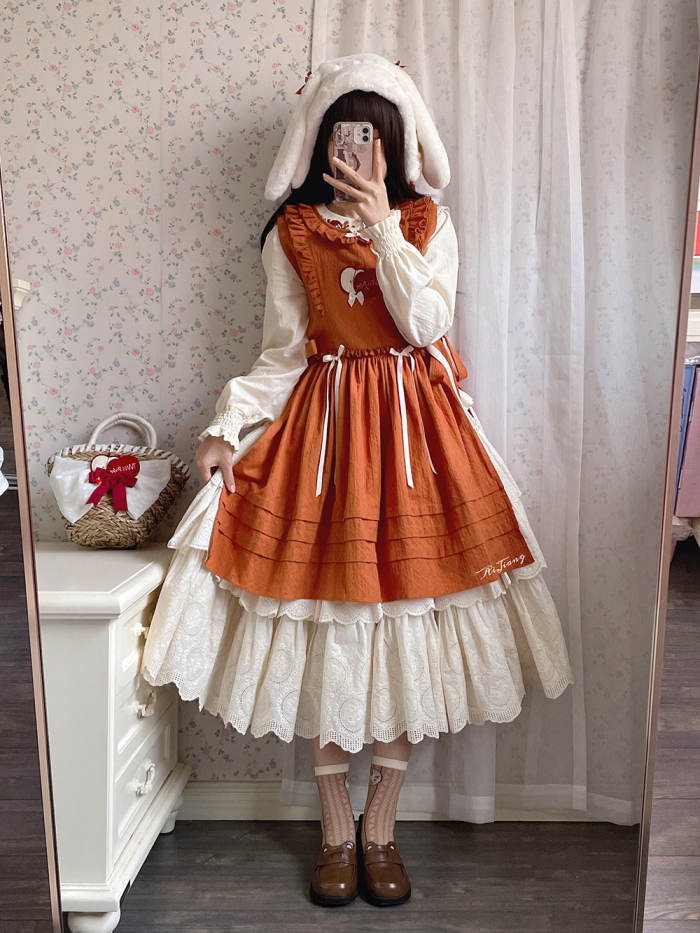 Miss Point ~Little Fox in Wood Cotton Lolita Underskirt