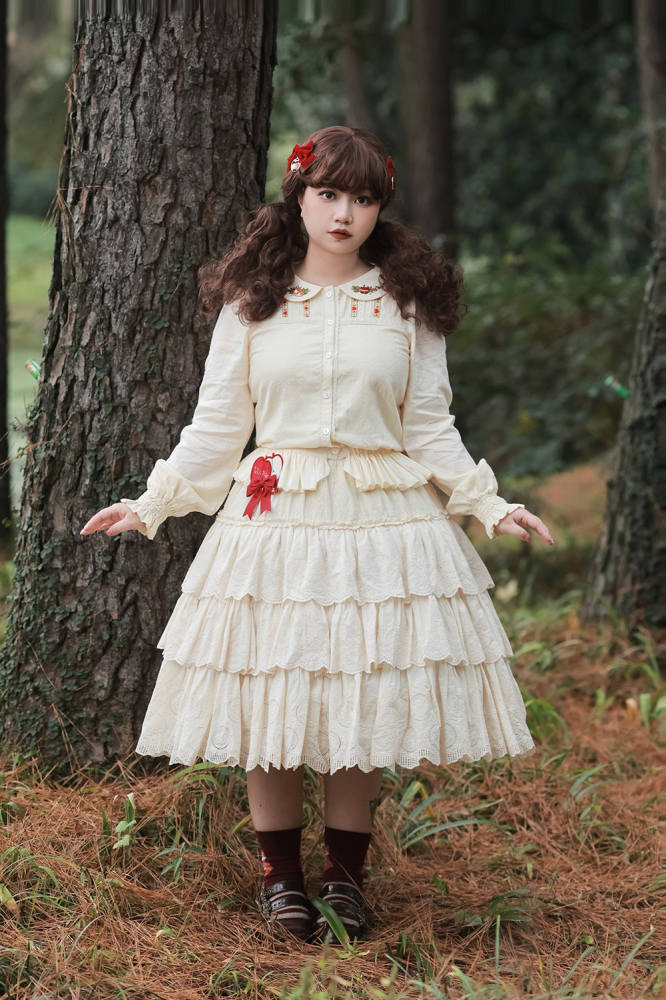 Miss Point ~Little Fox in Wood Cotton Lolita Underskirt