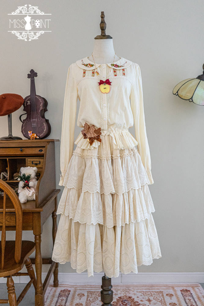 Miss Point ~Little Fox in Wood Cotton Lolita Underskirt