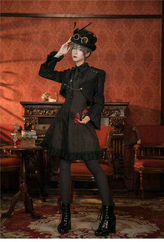 Steamland Steampunk Ouji Lolita Shirt Dress