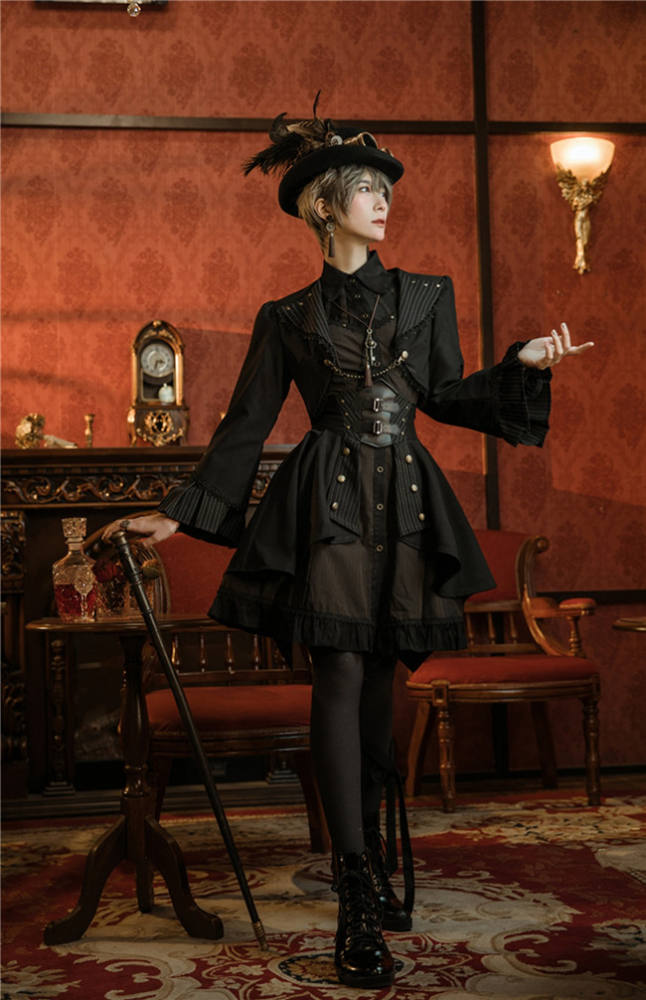 Steamland Steampunk Ouji Lolita Shirt Dress