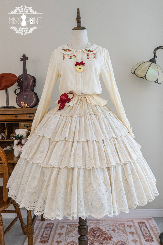 Miss Point ~Little Fox in Wood Cotton Lolita Underskirt