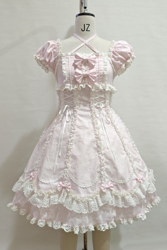 Candy Berry Cotton Lolita One Piece Dress and Headbow 4 Colors