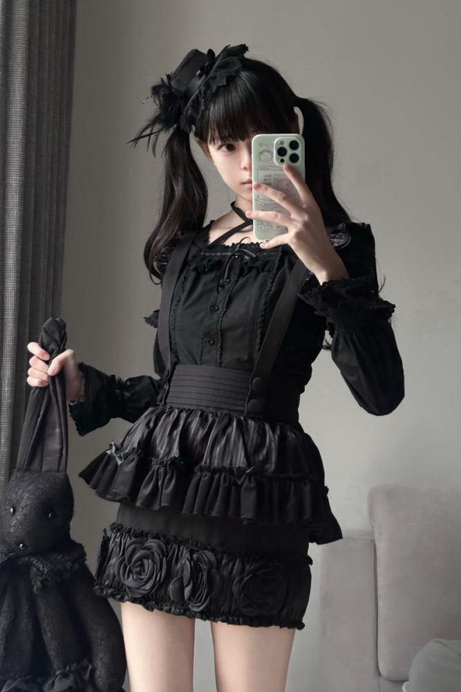 Rose and Neverland Haruhime Momoko Cotton Lolita Blouse Old School