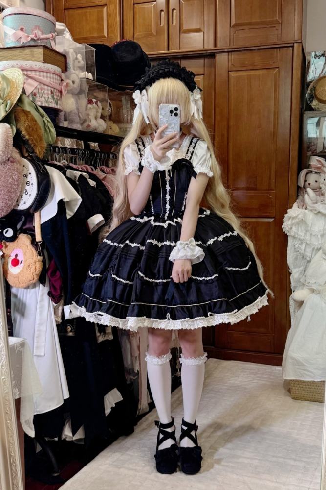 Rose and Neverland Haruhime Momoko Cotton Lolita Blouse Old School