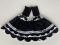 Black White a pair of Himesleeves-One Size