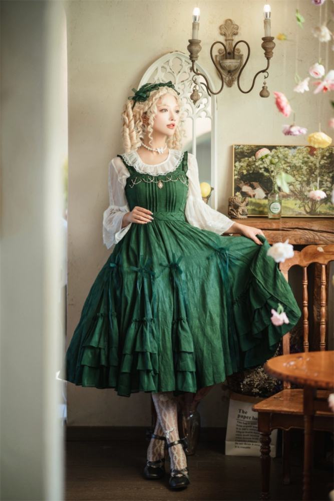 Culumi Lolita ~Misty Wonderland~ Cotton Retro Lolita JSK 12 Colors