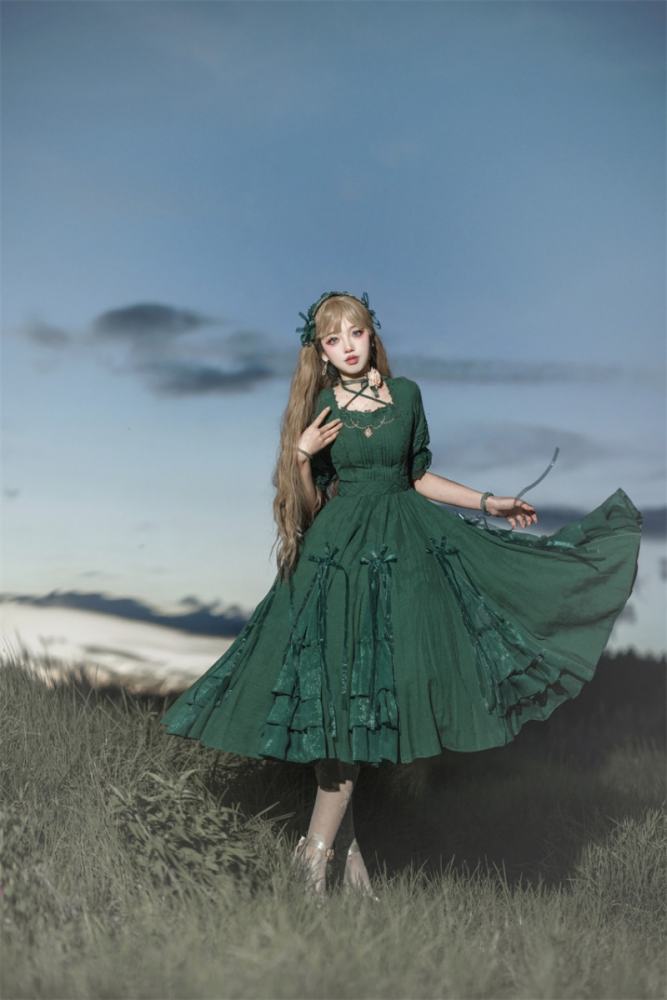 Culumi Lolita ~Misty Wonderland~ Cotton Retro Lolita OP 11 Colors