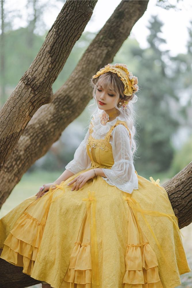 Culumi Lolita ~Misty Wonderland~ Cotton Retro Lolita JSK 12 Colors