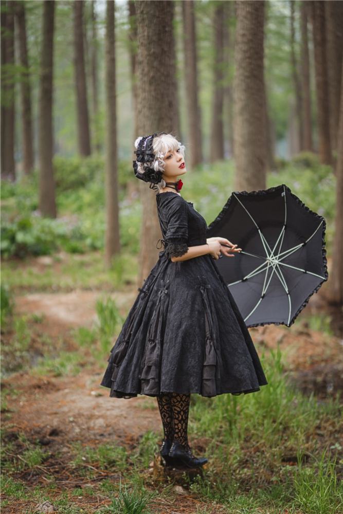 Culumi Lolita ~Misty Wonderland~ Cotton Retro Lolita OP 11 Colors