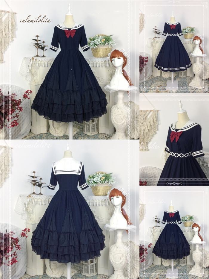 Culumi Lolita ~Misty Wonderland~ Sailor Collar OP 5 Colors