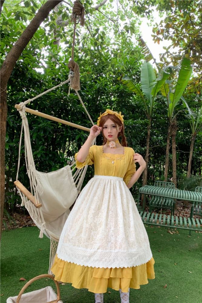 Culumi Lolita ~Misty Wonderland~ Cotton Retro Lolita OP 11 Colors