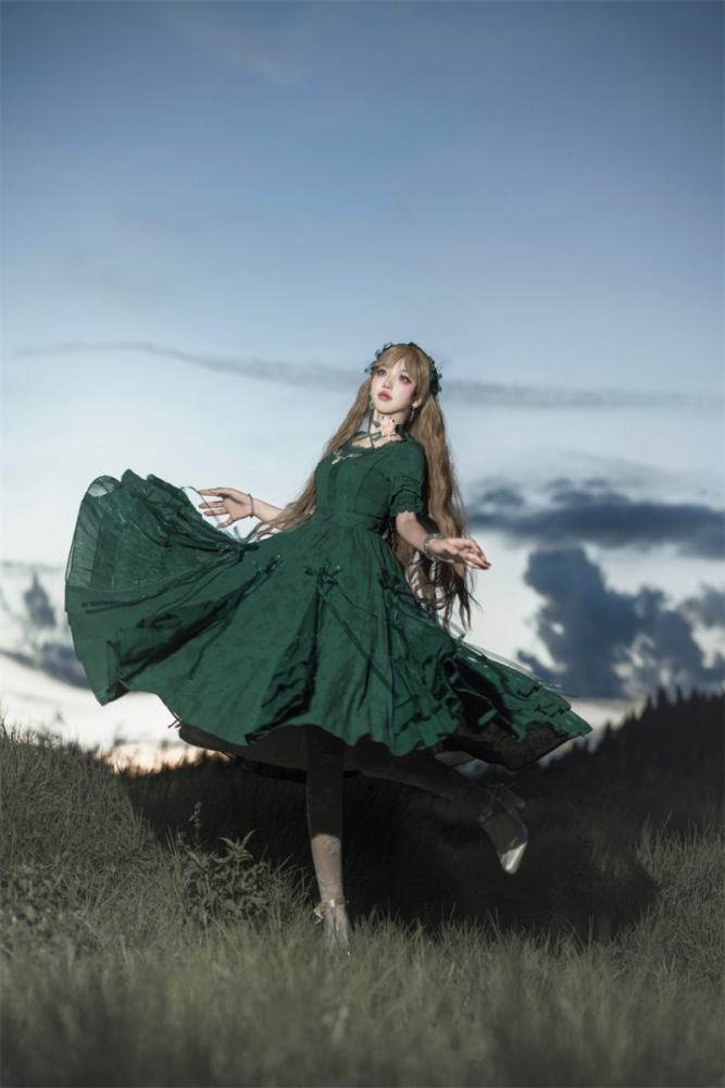 Culumi Lolita ~Misty Wonderland~ Cotton Retro Lolita OP 11 Colors