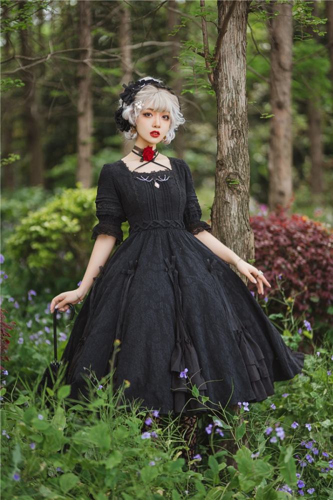 Culumi Lolita ~Misty Wonderland~ Cotton Retro Lolita OP 11 Colors