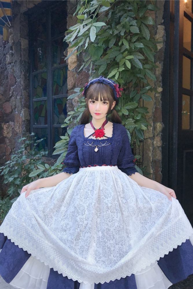 Culumi Lolita ~Misty Wonderland~ Lolita Blouse and Apron