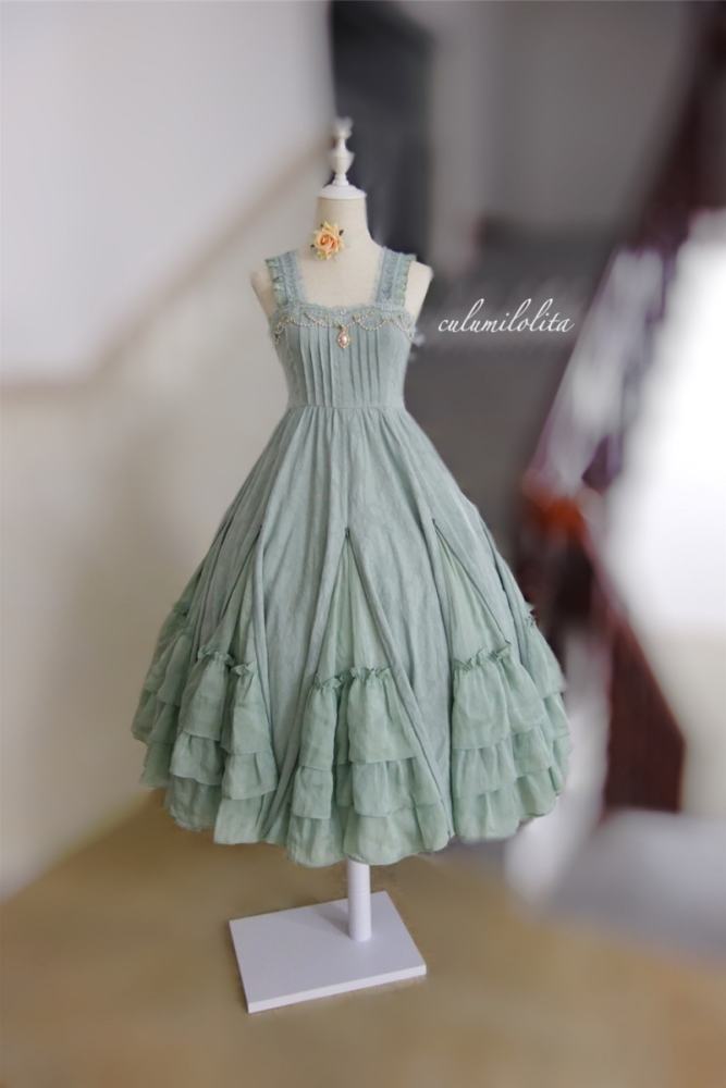 Culumi Lolita ~Misty Wonderland~ Cotton Retro Lolita JSK 12 Colors