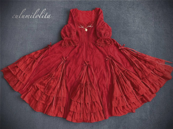 Culumi Lolita ~Misty Wonderland~ Cotton Retro Lolita OP 11 Colors