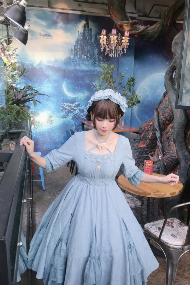 Culumi Lolita ~Misty Wonderland~ Cotton Retro Lolita OP 11 Colors