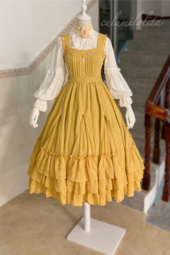 Culumi Lolita ~Misty Wonderland~ Cotton Retro Lolita JSK 12 Colors