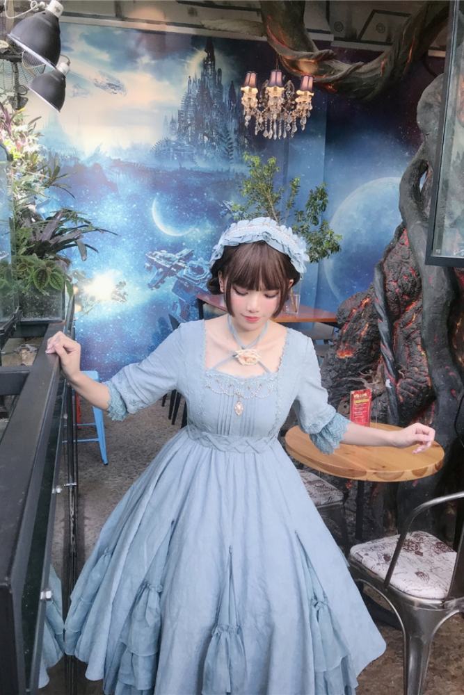 Culumi Lolita ~Misty Wonderland~ Cotton Retro Lolita OP 11 Colors