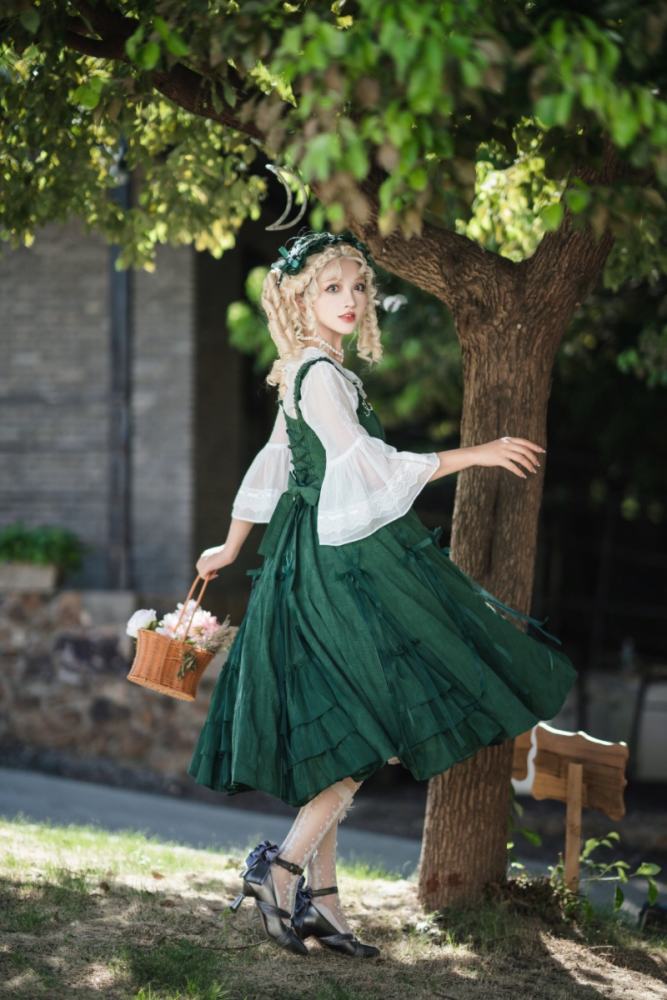 Culumi Lolita ~Misty Wonderland~ Cotton Retro Lolita JSK 12 Colors