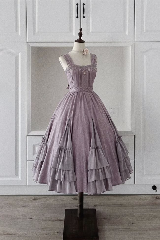 Culumi Lolita ~Misty Wonderland~ Cotton Retro Lolita JSK 12 Colors