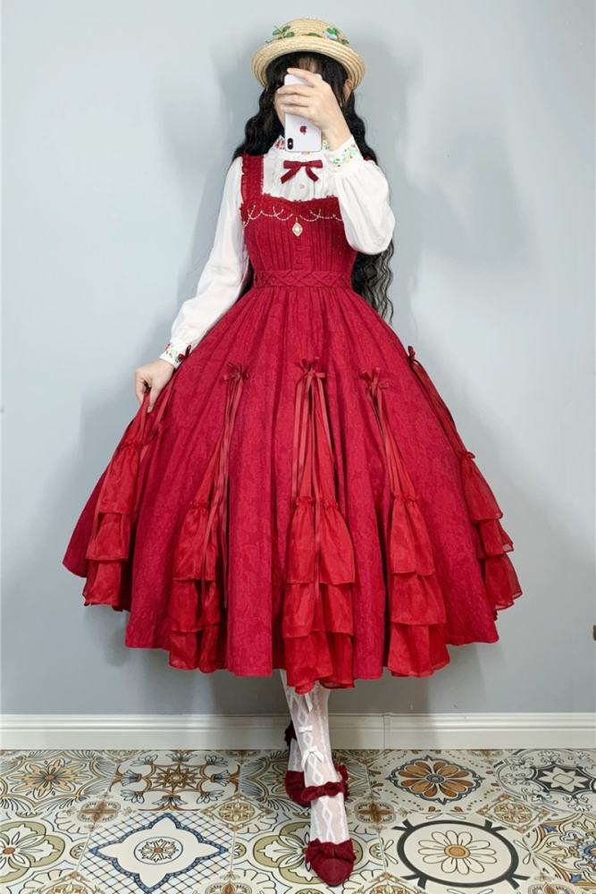 Culumi Lolita ~Misty Wonderland~ Cotton Retro Lolita JSK 12 Colors