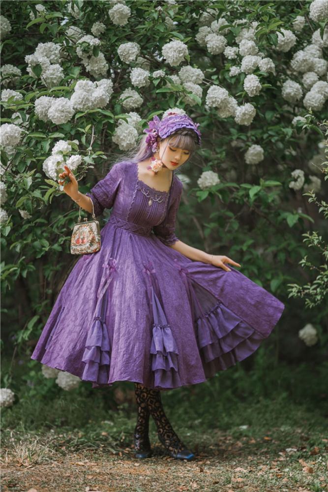 Culumi Lolita ~Misty Wonderland~ Cotton Retro Lolita OP 11 Colors