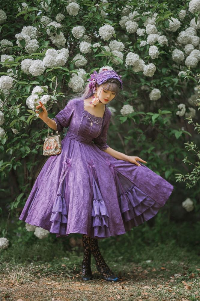 Culumi Lolita ~Misty Wonderland~ Cotton Retro Lolita OP 11 Colors