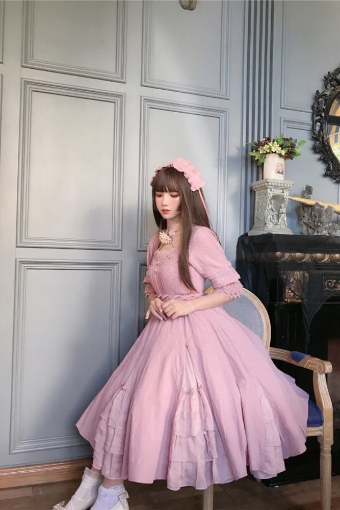 Culumi Lolita ~Misty Wonderland~ Cotton Retro Lolita OP 11 Colors